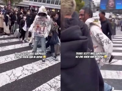 Viral video captures Travis Scott’s ‘surprised’ reaction when no one recognised him in Japan