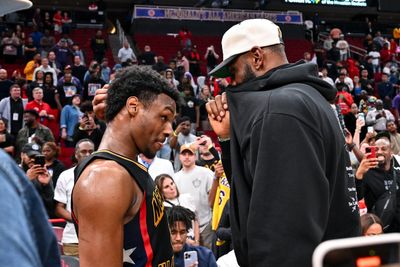 LeBron James reflective after sharing Houston court with son, Bronny James