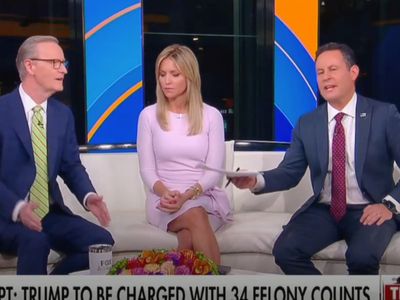 Fox News show descends into fighting on Trump arraignment day: ‘I’m getting heckled here’