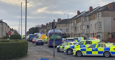 Glasgow's Calder Street closed after 'collision' sparks major emergency response