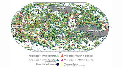 This map of volcanoes on Venus is best we've ever made (image)
