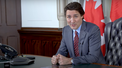 Canada's Prime Minister Justin Trudeau 'geeking out' over Artemis 2 moon announcement