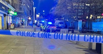 "What is going on? It's messed up": Scenes of chaos as man injured after 'stabbing' near Piccadilly Gardens