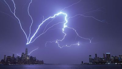 Dazzling Footage Of ‘Upside-Down’ Lightning Caught Over New York City