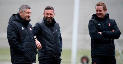 Derek McInnes applauds Barry Robson's Aberdeen impact as Pittodrie dugout a long way from contract talks in a CHIPPY