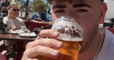 Man flies to Ibiza and buys a pint for less than £15 - cheaper than a box of lager at the supermarket
