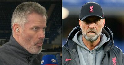 Jamie Carragher points finger at Jurgen Klopp after Liverpool's bore draw with Chelsea