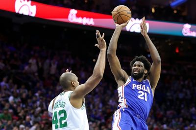 Embiid scores 52 as Sixers hold off Celtics, Bucks on brink