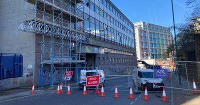 Bath Street closed as demolition of Nottingham's 'ugliest building' continues