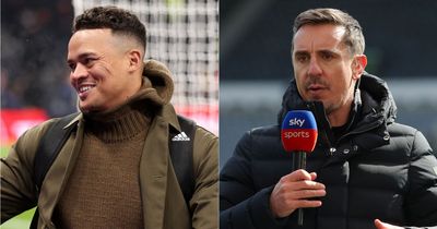 Jermaine Jenas hits back at Manchester United great Gary Neville after Tottenham jibe