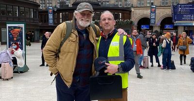 Braveheart star James Cosmo spotted at Glasgow Central station