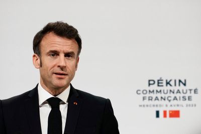 Macron in China urges 'shared responsibility for peace'