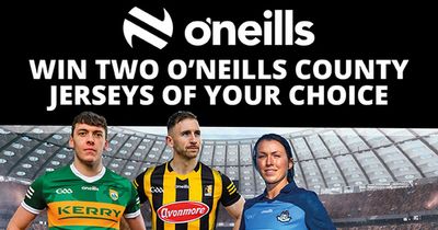 WIN two county jerseys of your choice with O'Neills