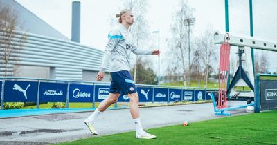 Erling Haaland returns to Man City training ahead of Southampton fixture