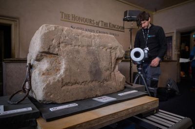 New symbols found on Stone of Destiny ahead of transportation for coronation