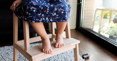 Mum's 'genius' IKEA hack transforms £25 step ladder into chair and table for kids