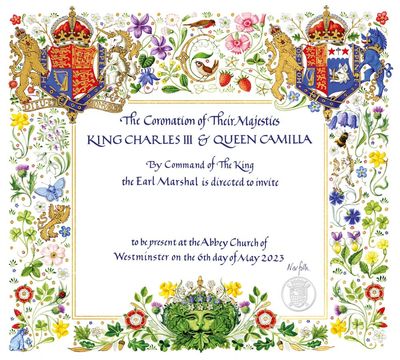 The coronation invitation reviewed – is Charles planning a pumping pagan party?