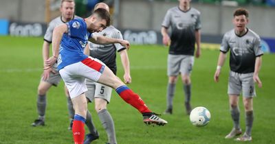 Linfield support Ross Larkin's charity push as they announce fundraising effort