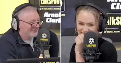 Laura Woods leaves Ally McCoist in stitches after revealing celebrity crush