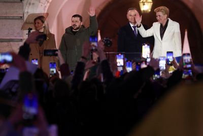 Zelenskiy says Poland will help form coalition to supply warplanes to Ukraine