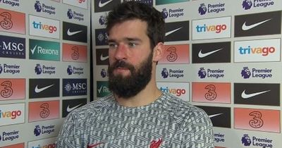 Alisson breaks silence on heated row with Jordan Henderson during Liverpool draw at Chelsea