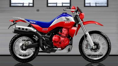 Honda XLV750R-Inspired Transalp Imagined By Oberdan Bezzi