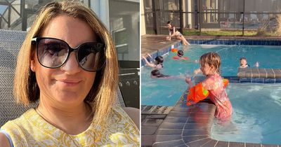 Mum-of-22 Sue Radford smiles on holiday as she ignores daughter's money accusation