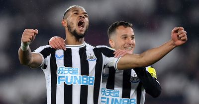 Joelinton reacts to Newcastle United's 5-1 win and reveals Champions League dream