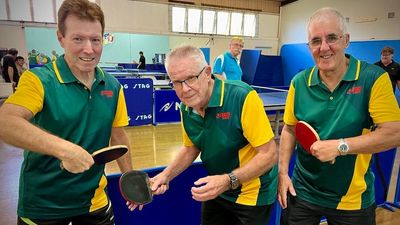 Pride on the line as Australia's veteran table tennis players do battle with New Zealand