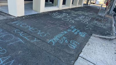 Anti-transgender chalk graffiti across Ballarat does not reflect wider community, advocates say