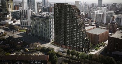 Huge plan for 250 flats and shops in massive tower on Manchester-Salford border
