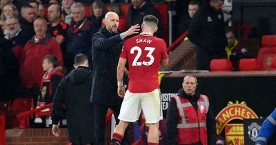 Erik ten Hag's Luke Shaw concern evident in Manchester United moments missed vs Brentford