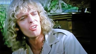 That time a long-haired Peter Frampton appeared in a WWII period drama drinking tea in the jungle and singing