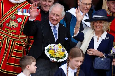 King Charles – latest: Queen Camilla makes first public appearance since title change announcement