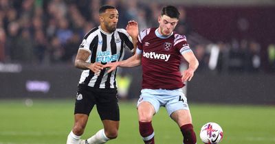 Declan Rice gives Newcastle United ultimate sign of respect after West Ham rout