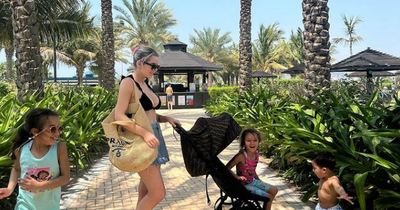 Helen Flanagan admits family feuds on luxury Dubai holiday as romance rumours with Scott Sinclair continue