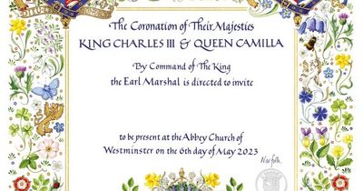 People puzzled by 'tacky' Coronation invitation say King should've gone to Paperchase