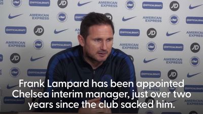 Frank Lampard sends message to Chelsea fans ‘not delighted’ with his return as interim manager