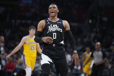 Russell Westbrook spectacularly trolled LeBron James and the Lakers on the way to a win against his former team