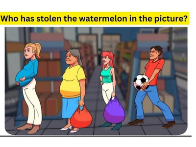 Puzzle: Who among them stole the watermelon?