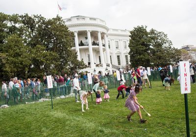 White House sticks with tradition and rolls the eggs - Roll Call