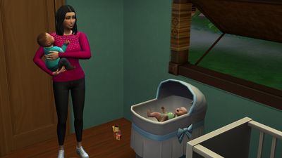 I tried the 100 infants challenge in The Sims 4 and it's made me scared of children