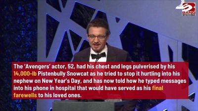 Jeremy Renner’s neighbour says actor’s head looked ‘cracked’ open after snowplough accident