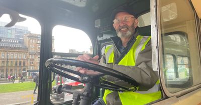 Glasgow bus driver achieves life-long dream in the nick of time after 50 years of driving across the UK