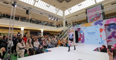 Newcastle College students show off their work at Metrocentre fashion show