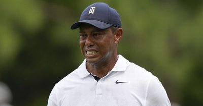 Tiger Woods "sore" as he risks missing Masters cut after topsy-turvy opening round