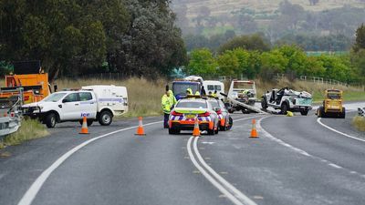 Head-on collision between two utes kills four people on Barton Highway near Murrumbateman