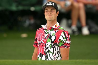 Hovland's shirt shocking but his game electric at Masters