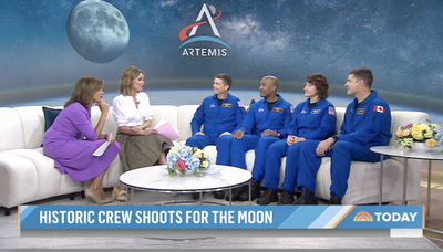 Artemis 2 moon crew lands on 'The Late Show with Stephen Colbert' and 'Today'