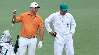 Brooks Koepka's Caddie Questioned Over Possible Rules Breach At The Masters